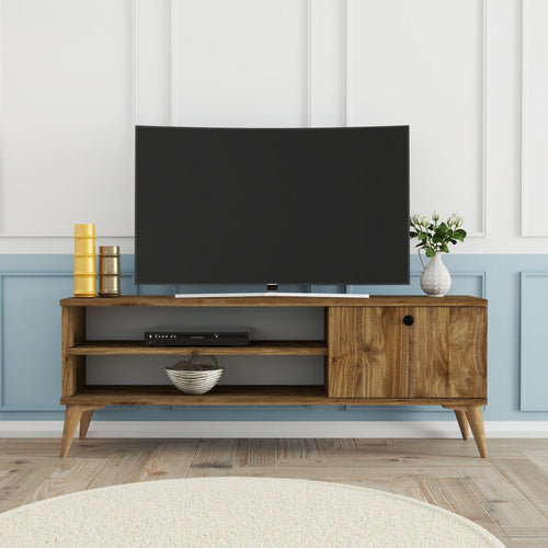 Mobile TV con 1 anta Retro 1560 Noce (1)