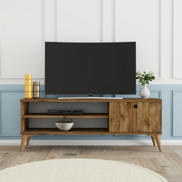 Mobile TV con 1 anta Retro 1560 Noce (1)