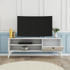 Mobile TV con 1 anta Retro 1564 Bianco (2)