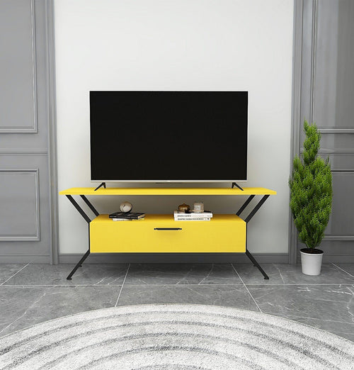 Mobile TV con 1 anta Tarz Giallo
