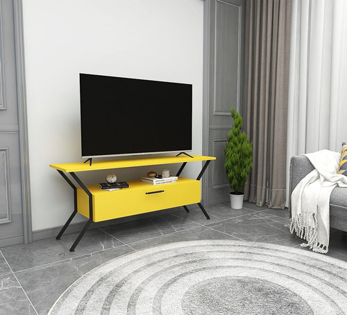 Mobile TV con 1 anta Tarz Giallo (1)