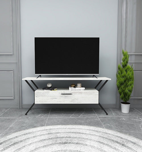 Mobile TV con 1 anta Tarz Grigio