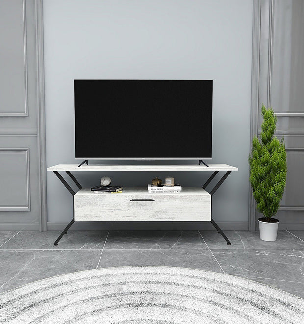 Mobile TV con 1 anta Tarz Grigio