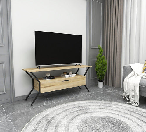 Mobile TV con 1 anta Tarz Nero (1)