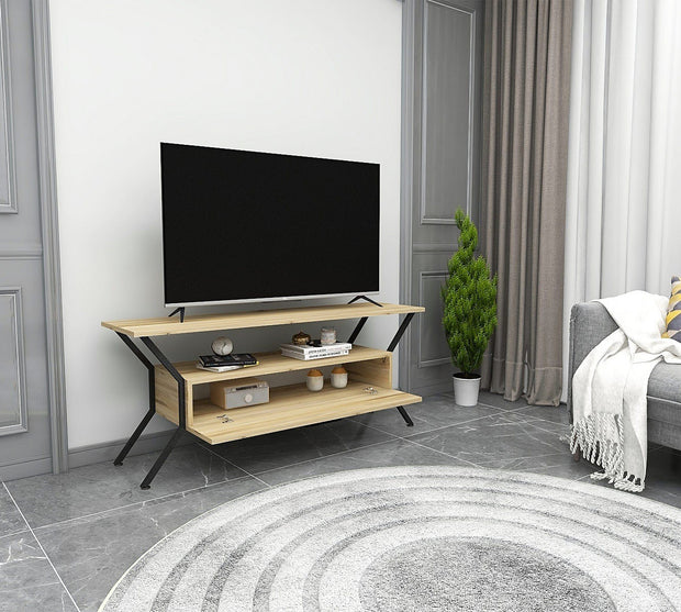 Mobile TV con 1 anta Tarz Nero (2)