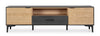 Bizzotto Mobile TV con 1 cassetto e 2 ante Allycia Nero
