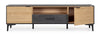 Bizzotto Mobile TV con 1 cassetto e 2 ante Allycia Nero