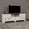 Mobile TV con 1 cassetto e 2 ante Gazel 140 Bianco