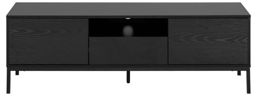 Actona Mobile TV con 1 cassetto e 2 ante Seaford Nero