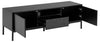 Actona Mobile TV con 1 cassetto e 2 ante Seaford Nero