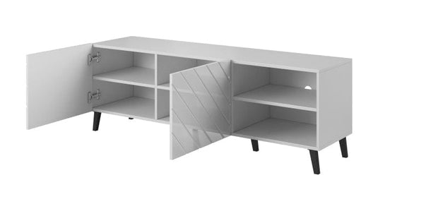 Halmar Mobile TV con 2 ante Abeto Bianco