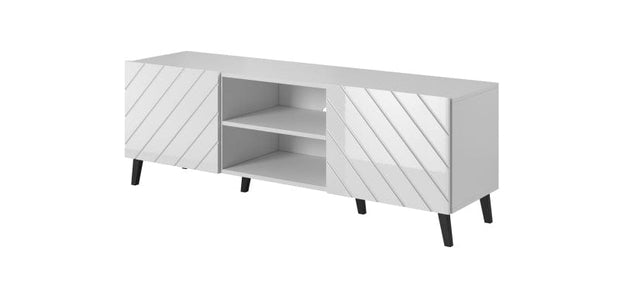 Halmar Mobile TV con 2 ante Abeto Bianco