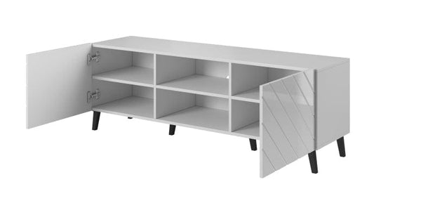 Halmar Mobile TV con 2 ante Abeto Bianco