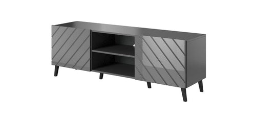 Halmar Mobile TV con 2 ante Abeto Grigio