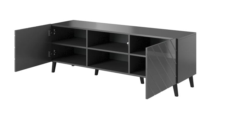 Halmar Mobile TV con 2 ante Abeto Grigio