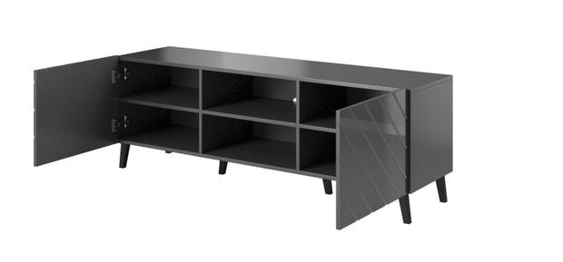 Halmar Mobile TV con 2 ante Abeto Grigio