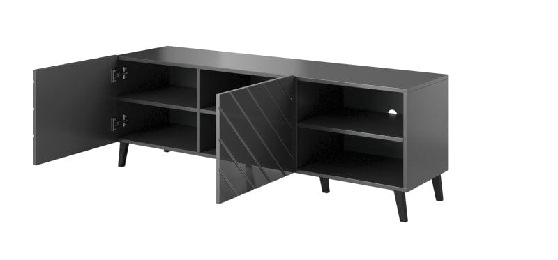 Halmar Mobile TV con 2 ante Abeto Grigio