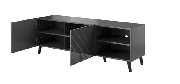 Halmar Mobile TV con 2 ante Abeto Grigio