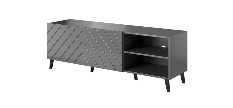 Halmar Mobile TV con 2 ante Abeto Grigio