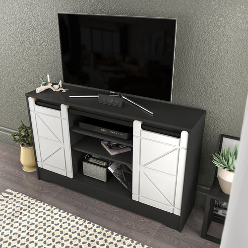 Mobile TV con 2 ante Ahris Grigio (1)