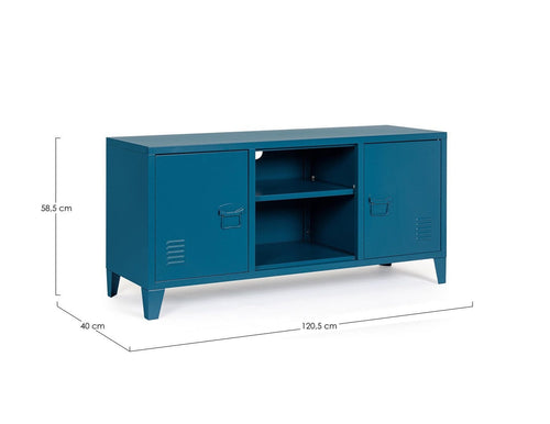 Bizzotto Mobile TV con 2 ante Cambridge Blu