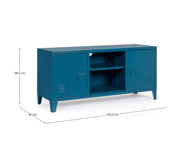 Bizzotto Mobile TV con 2 ante Cambridge Blu