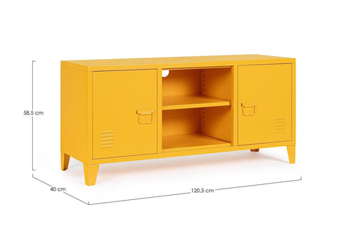 Bizzotto Mobile TV con 2 ante Cambridge Giallo
