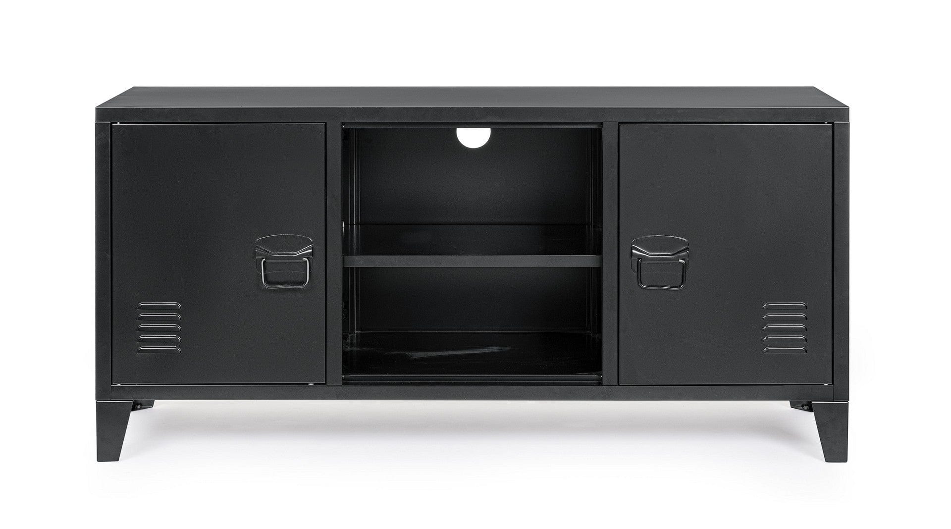 Bizzotto Mobile TV con 2 ante Cambridge Nero