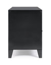 Bizzotto Mobile TV con 2 ante Cambridge Nero