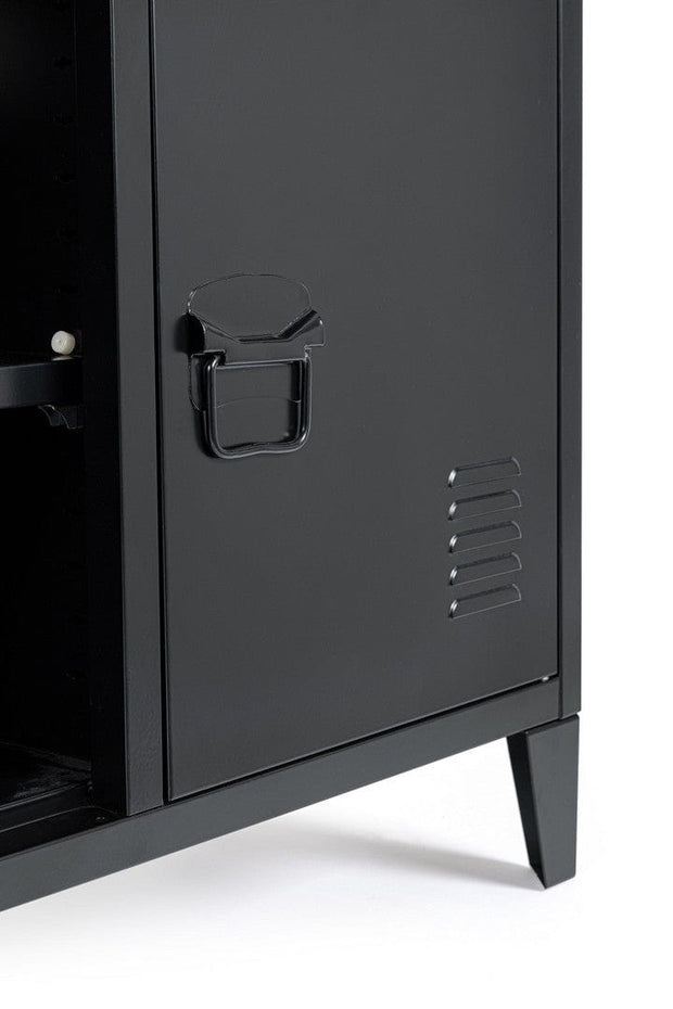 Bizzotto Mobile TV con 2 ante Cambridge Nero