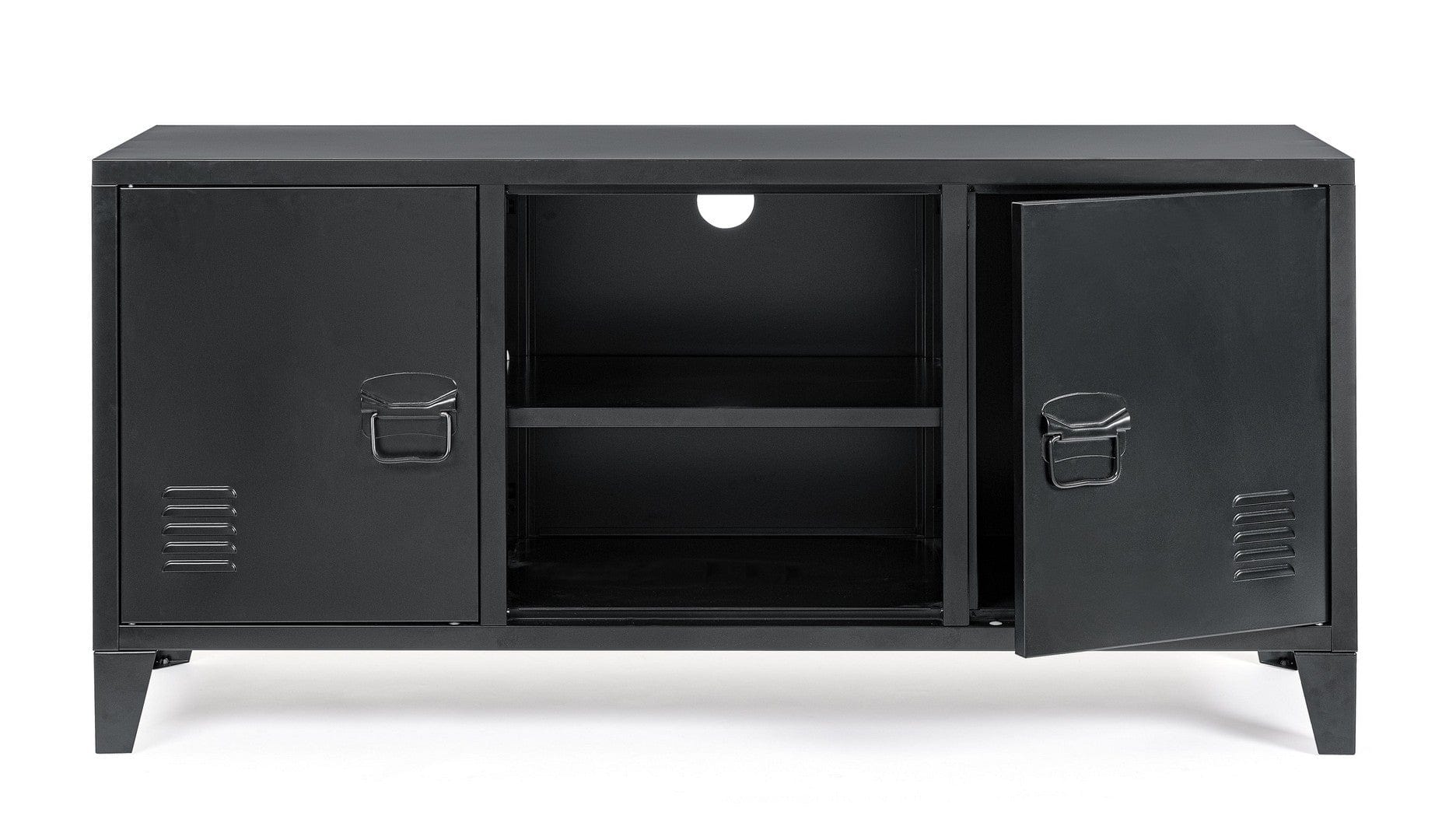 Bizzotto Mobile TV con 2 ante Cambridge Nero