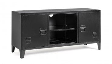 Bizzotto Mobile TV con 2 ante Cambridge Nero