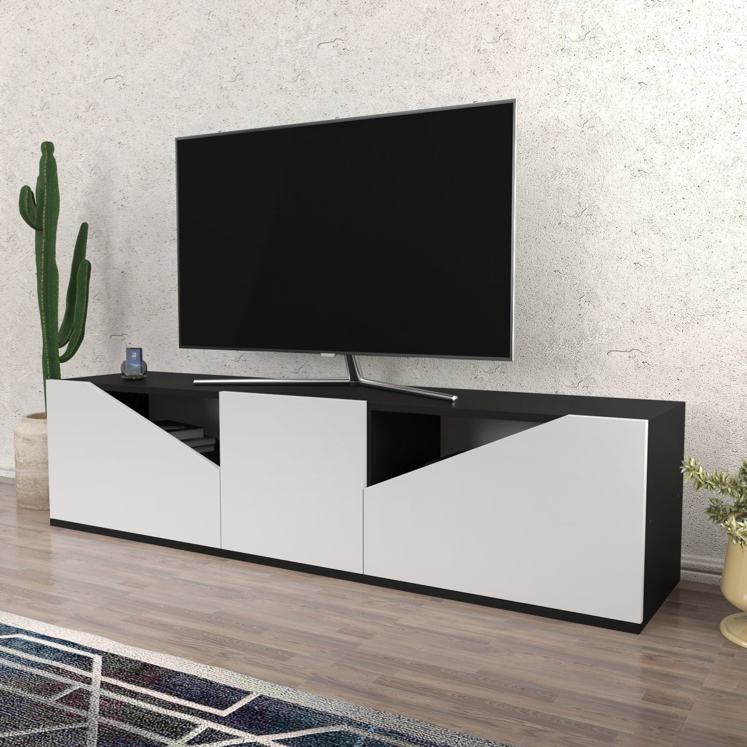 Mobile TV con 2 ante Carson Antracite (2)