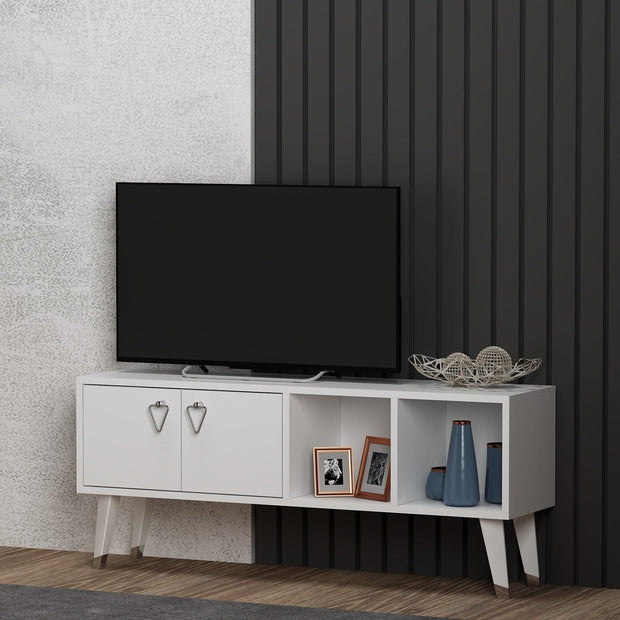 Mobile TV con 2 ante Crava Bianco (1)