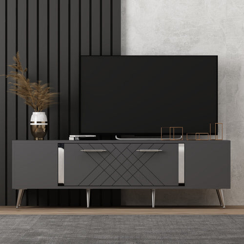 Mobile TV con 2 ante Detas Antracite