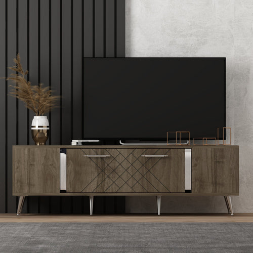 Mobile TV con 2 ante Detas Antracite