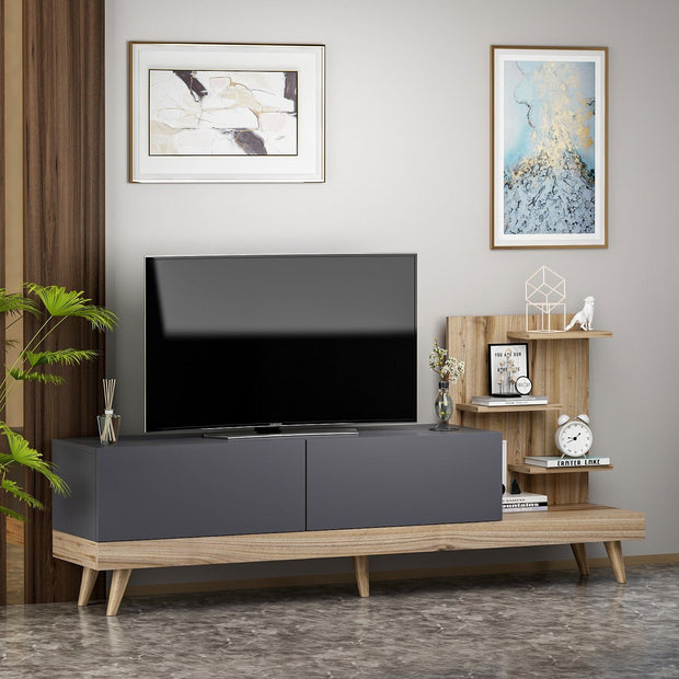 Mobile TV con 2 ante Dizayn Antracite (1)