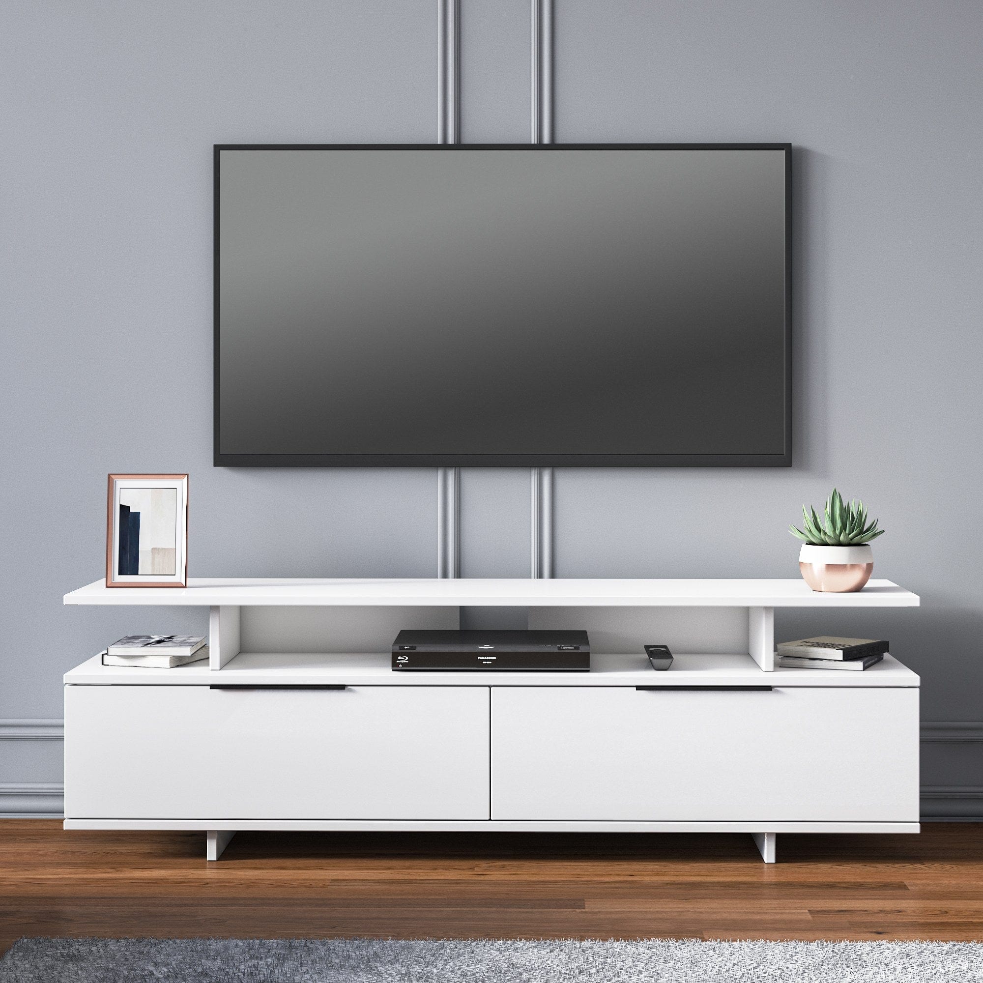 Mobile TV con 2 ante Dream Bianco