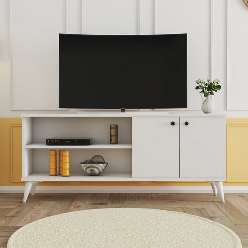 Mobile TV con 2 ante Everest 1574 Bianco (1)