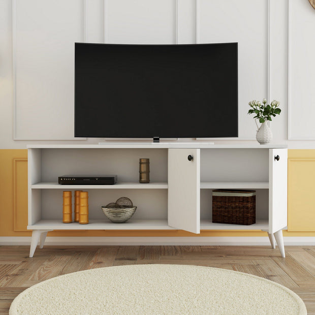 Mobile TV con 2 ante Everest 1574 Bianco (2)