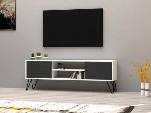 Mobile TV con 2 ante Hare Bianco