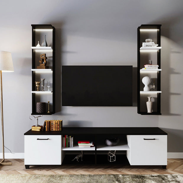 Mobile TV con 2 ante L512 Bianco