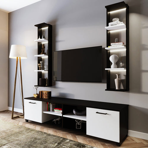 Mobile TV con 2 ante L512 Bianco (1)