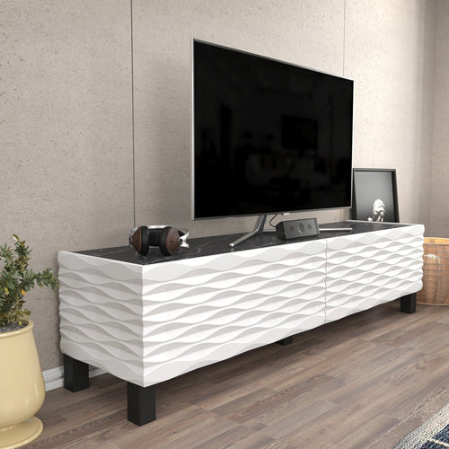 Mobile TV con 2 ante Lerze Bianco (1)