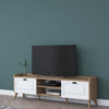 Mobile TV con 2 ante Lola AA101 Bianco