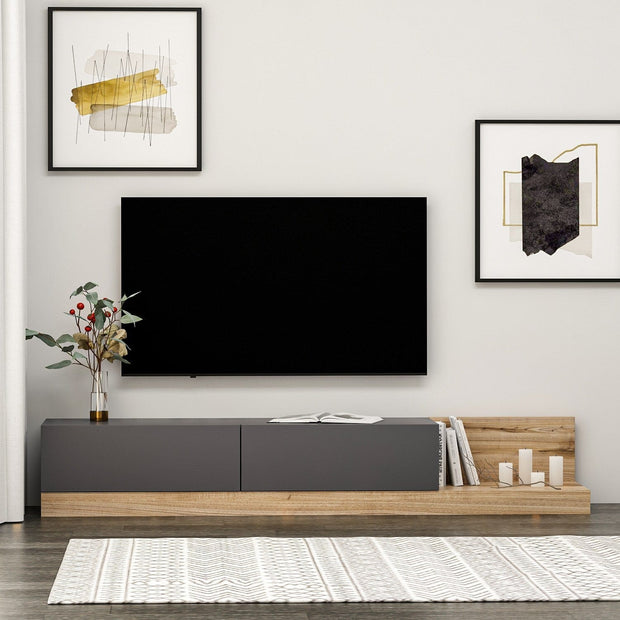 Mobile TV con 2 ante Major Antracite