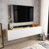 Mobile TV con 2 ante Poling Bianco