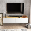 Mobile TV con 2 ante Poling Bianco