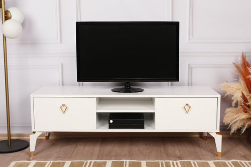 Mobile TV con 2 ante Posh Bianco