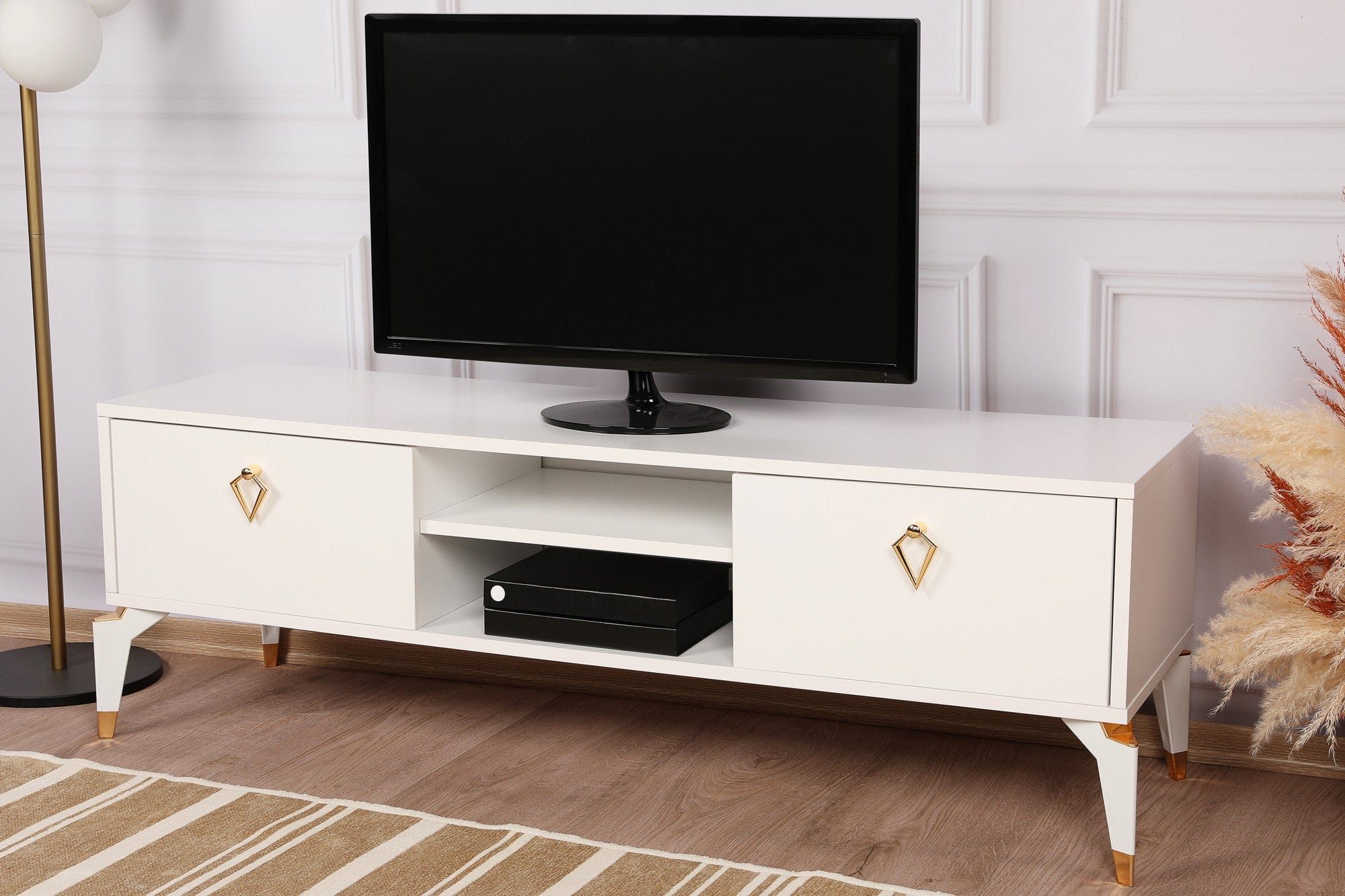 Mobile TV con 2 ante Posh Bianco (1)